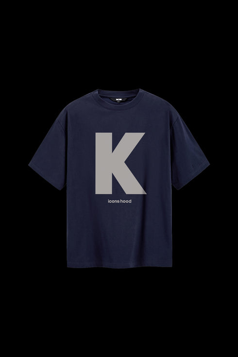 Simple Letter Flocking Cool All-Match Loose Short-Sleeved T-Shirt
